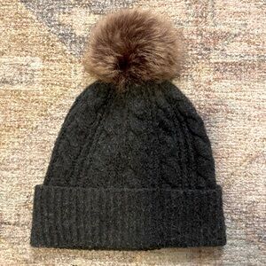 Rachel Zoe Charcoal Grey Beanie